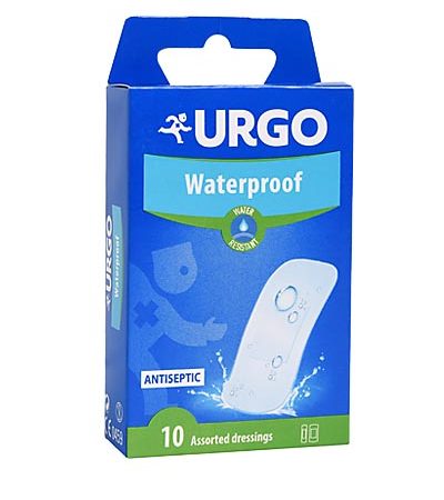 Urgo Waterproof neperslampamas pleistras 10 vnt 2 dydziu