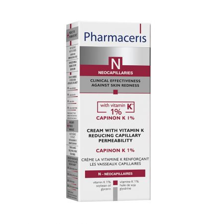 PHARMACERIS N, Capinon K-kapiliarus stiprinantis kremas, 30ml (dėž.)