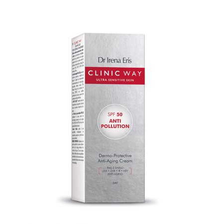 Clinic Way, Anti-Pollution apsauginis kremas nuo taršos, SPF50 (dėž.)
