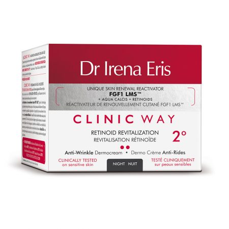 Clinic Way, Nr.2 gyvybingumo suteikiantis naktinis kremas su retinoidais (dėž.)