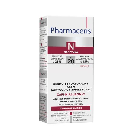 PHARMACERIS N, Capi Hialuron C-kremas nuo raukšlių, SPF20, 50ml (dėž.)
