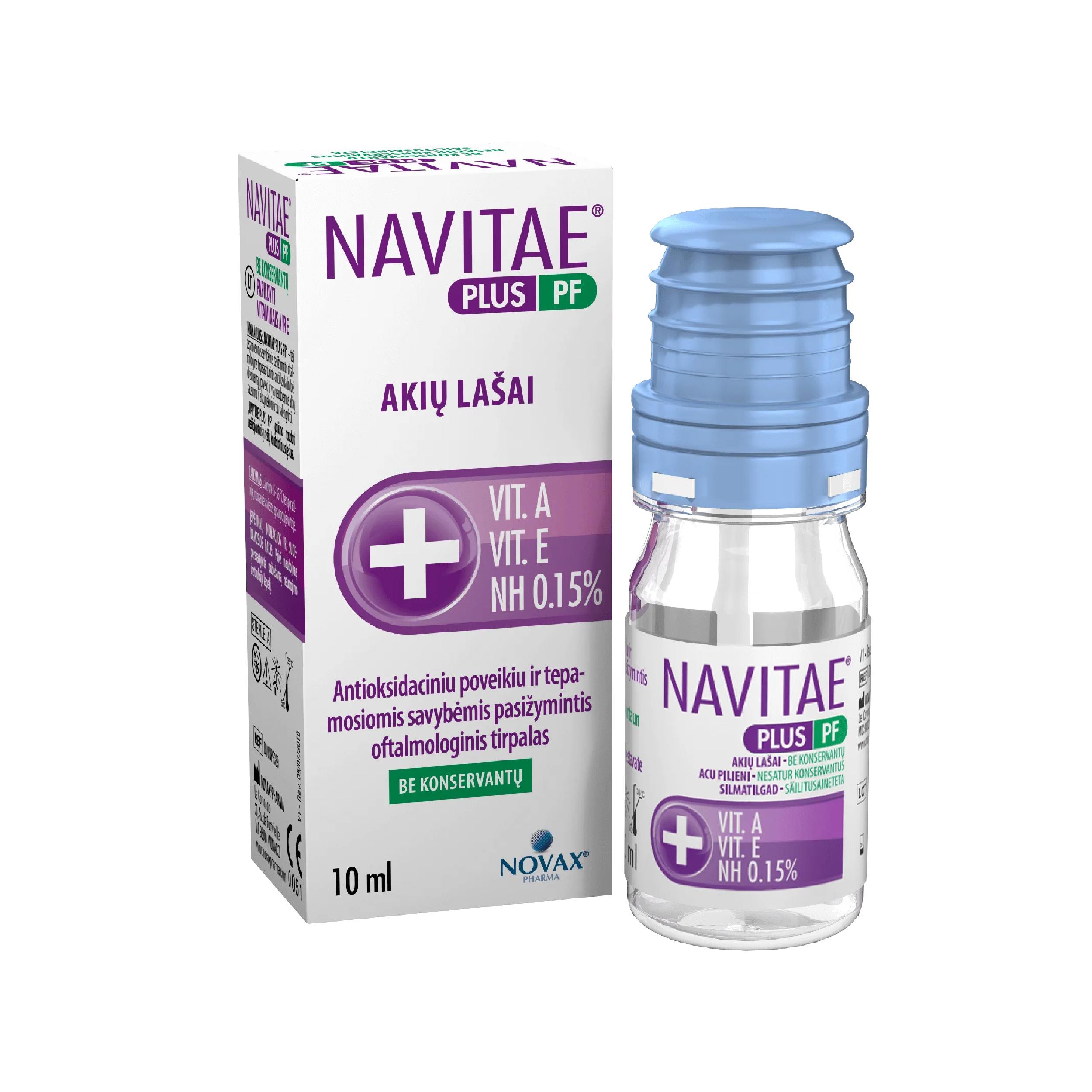 NAVITAE PLUS PF, akių lašai su vitaminais